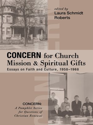 cover image of Concern for Church Mission and Spiritual Gifts